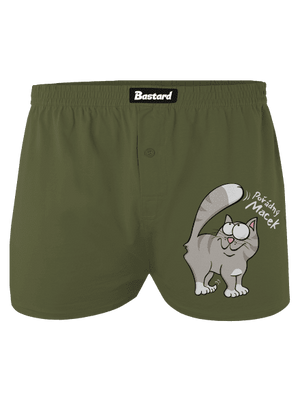 Macek a Micina pánské trenky Khaki