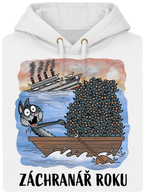 Záchranář roku unisex mikina premium Snowwhite