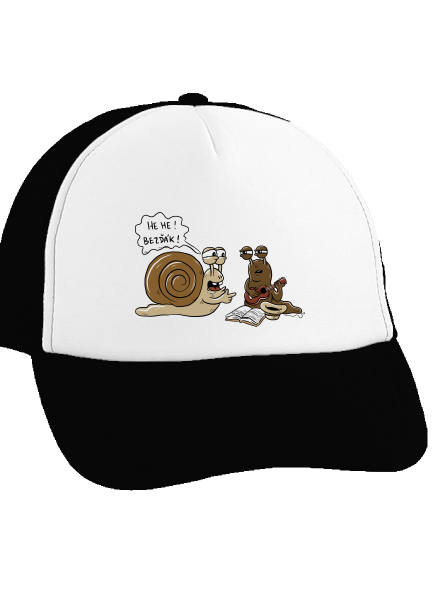 Bezďák kšiltovka truckerka Black cap