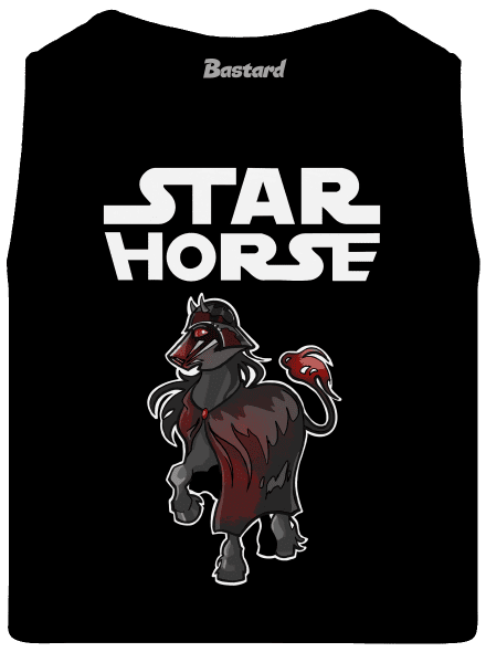 Star horse pánské tílko Black