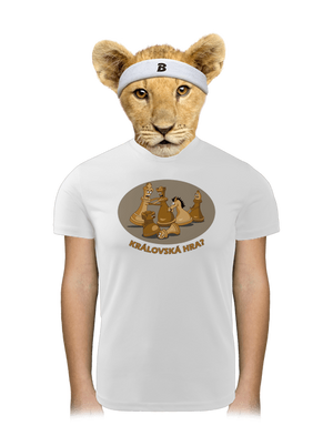 Královská hra dětské sportovní tričko White