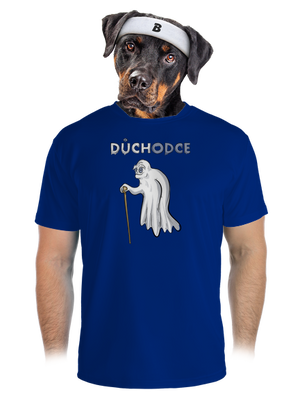 Duch důchodce pánské sportovní tričko Royal Blue Mal