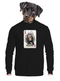 unisex mikina bez kapuce