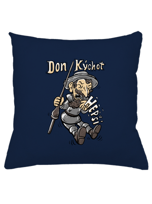 Don Kýchot polštář Dark Navy