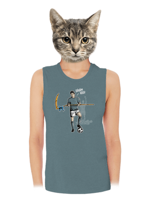 Dávám kosy dámské tílko volné Heather Deep Teal