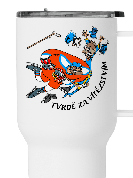 Tvrdě za vítězstvím termohrnek White