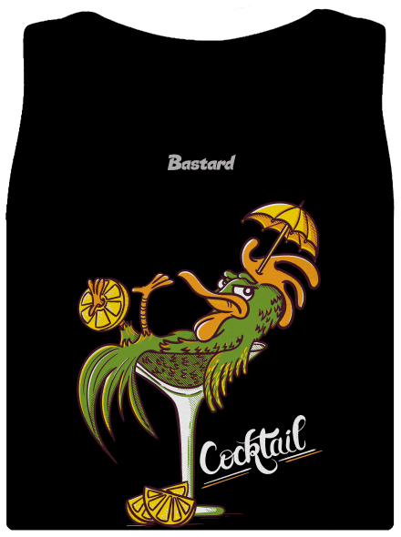 Cocktail dámské tílko klasické Black