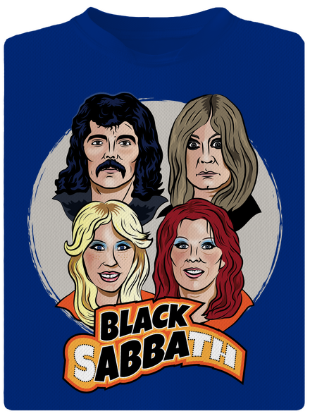 Black Abba pánské sportovní tričko Royal Blue Mal