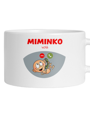 Miminko volá hrnek makronka White