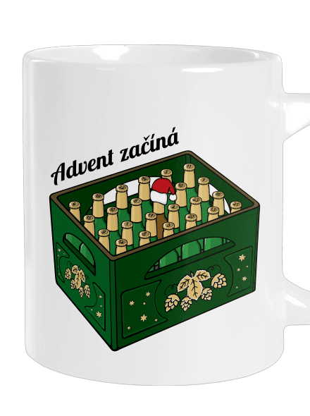 Advent začíná velký hrnek White
