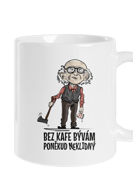 Neklidný bez kafe klasický hrnek White