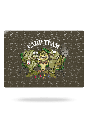 Carp Team puzzle White