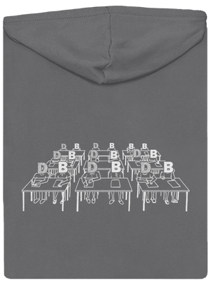 Cimrman: Debil, blbeček dámská mikina na zip Steel Gray