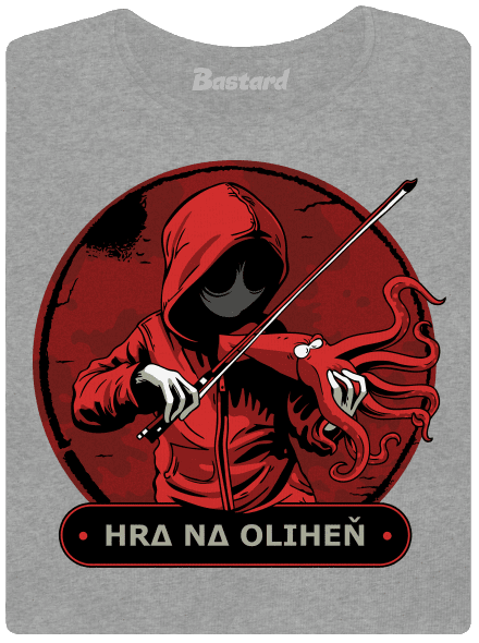 Hra na oliheň dámské tričko Dark Gray Melange