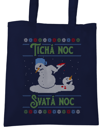 Vánoční koleda taška French Navy