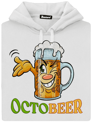 Octobeer dámská mikina klokanka White