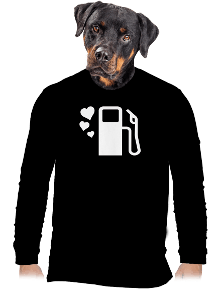 Plnou prosím pánské dlouhý rukáv Black