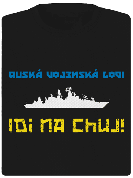 Ukrajina - Lodi idi na chuj dámské sportovní tričko Black