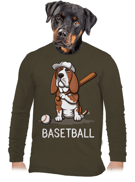Basetball pánské dlouhý rukáv Urban Khaki