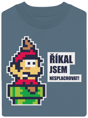 Nesplachovat unisex mikina bez kapuce Nordic Blue