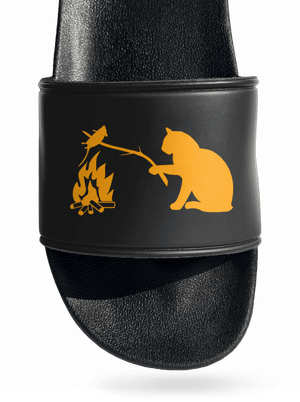 Kočka a myš pantofle Black