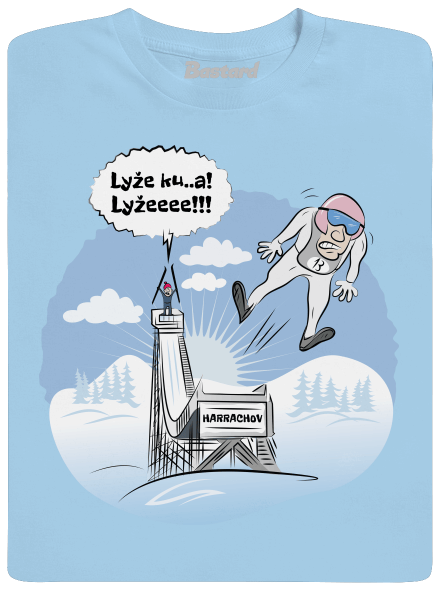 Lyže pánské tričko Sky Blue