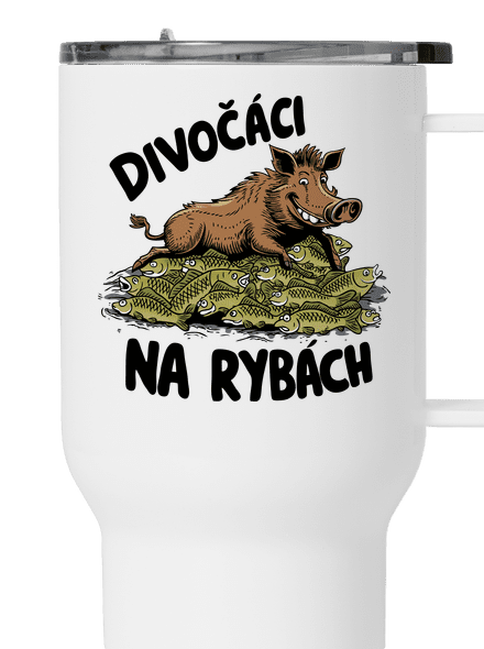 Divočáci na rybách termohrnek White