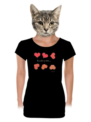 dámské tričko s lemem