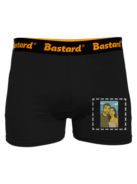 Simpsonovi z vlastní fotky boxerky Black