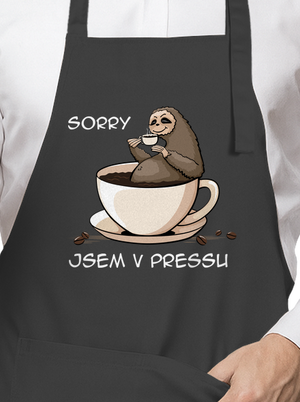 V pressu zástěra Dark Grey