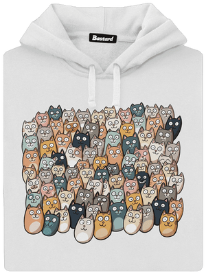 Najdi čerta dámská mikina klokanka White