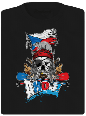 Ahoj dámské sportovní tričko Black