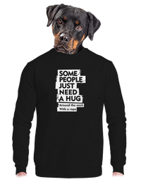 unisex mikina bez kapuce