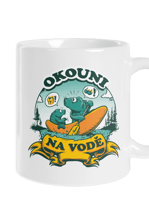 Okouni na vodě klasický hrnek White