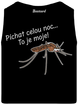Komár s výdrží pánské tílko Black