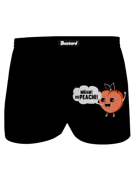 Mňam do peachi pánské trenky Black