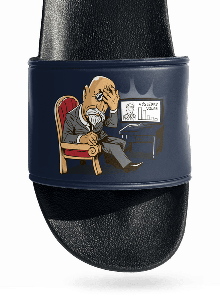 Masaryk pantofle Navy