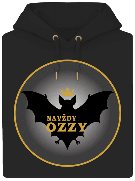 Navždy Ozzy unisex mikina premium Dark Black