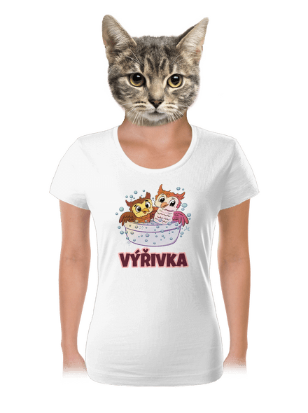 Výřivka dámské tričko White
