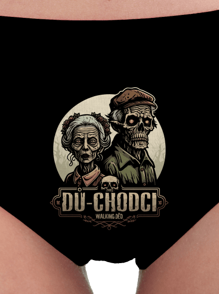 Dů-chodci dámské kalhotky Black