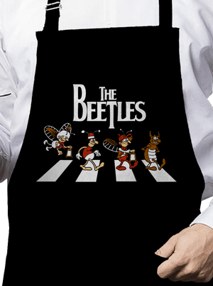 Beatles zástěra Black