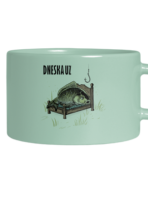 Dneska už nezaberu hrnek makronka Mint Macaron