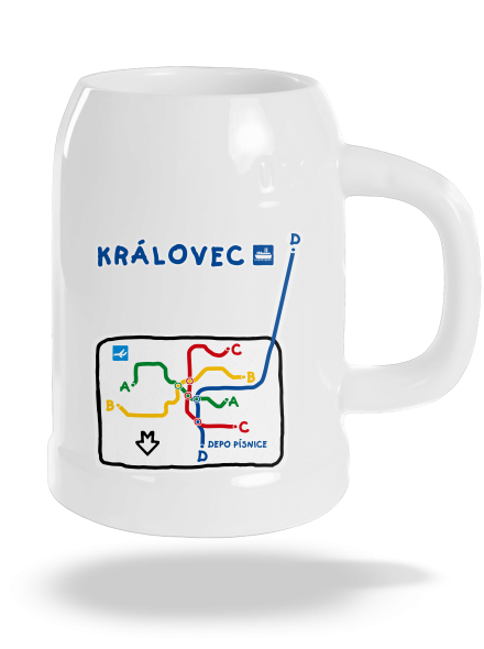 Metro Královec půllitr White