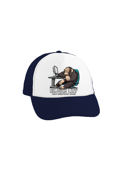 Nejsem líný kšiltovka truckerka French Navy cap