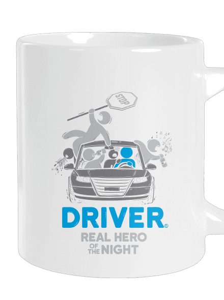 Driver velký hrnek White