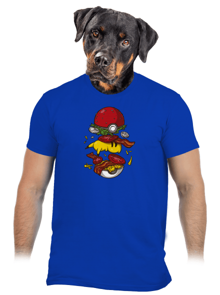 Pokémon burger pánské tričko Royal Blue