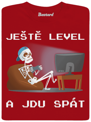 Ještě level pánské dlouhý rukáv Red
