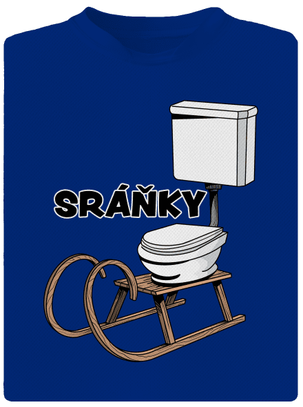 Sráňky pánské sportovní tričko Royal Blue Mal