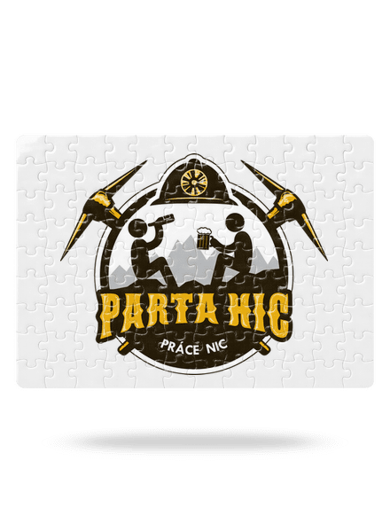 Parta hic puzzle White