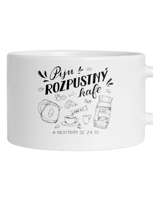 B12: Piju rozpustný hrnek makronka White